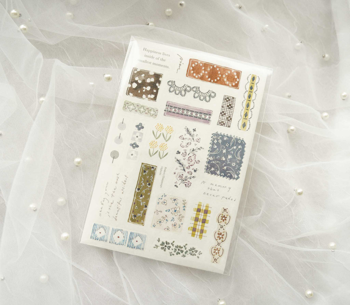 Pion Die-cut Paper Stickers - Cloth II