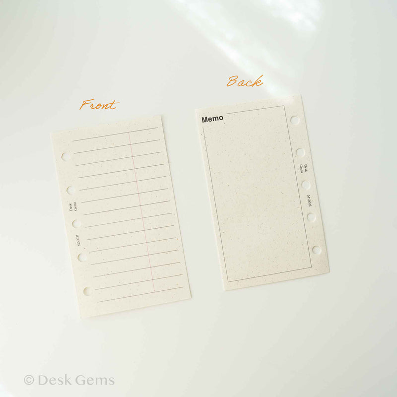 Desk Gems Le Mien Inserts - Free List B