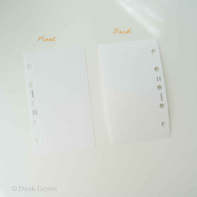 Desk Gems Le Mien Inserts - Dot Grid 4mm