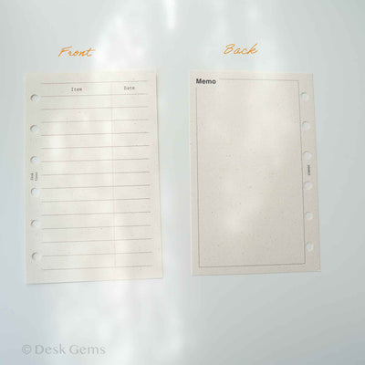 Desk Gems Original Inserts - Wish List