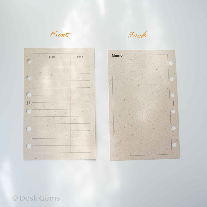 Desk Gems Original Inserts - Wish List