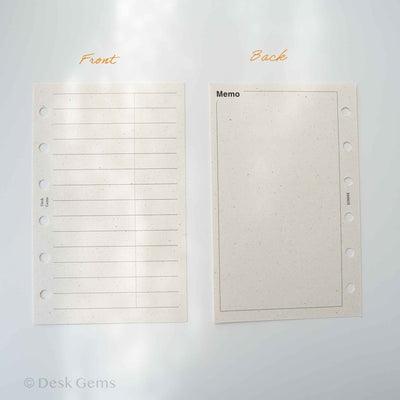 Desk Gems Le Mien Inserts - Free List B