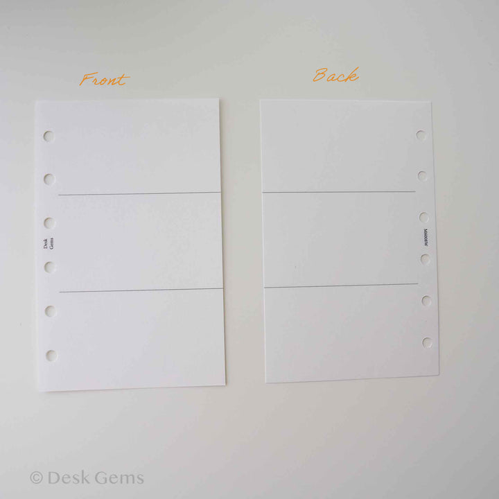 Desk Gems Le Mien Inserts - Three Sectional