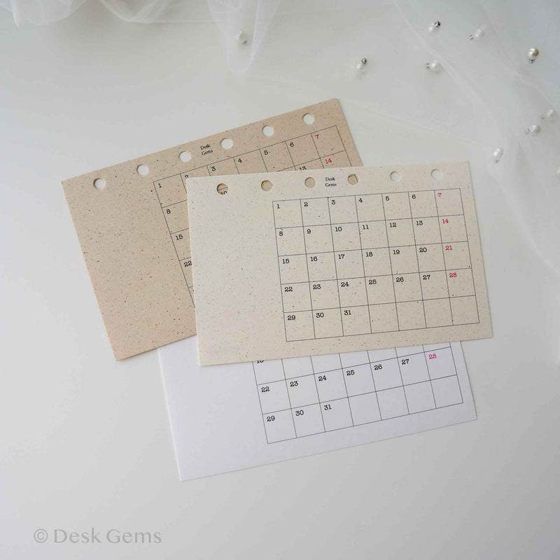 Desk Gems Le Mien Inserts - Single Habit Tracker (M6)