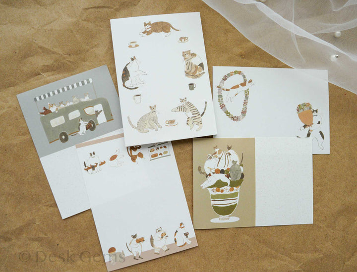 Shoichiro Tobimatsu Memo Pad - Cats