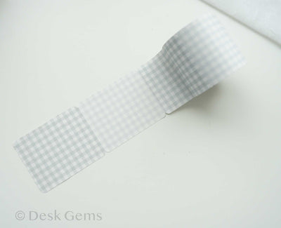 Papier Platz Sticky Note Roll - Check - Gray