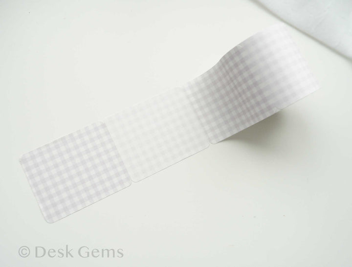 Papier Platz Sticky Note Roll - Check - Purple
