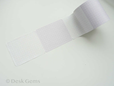 Papier Platz Sticky Note Roll - Grid - Purple