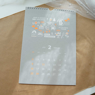 Eric Small Things x Shinnippon Wall Calendar 2025 - Neon Color