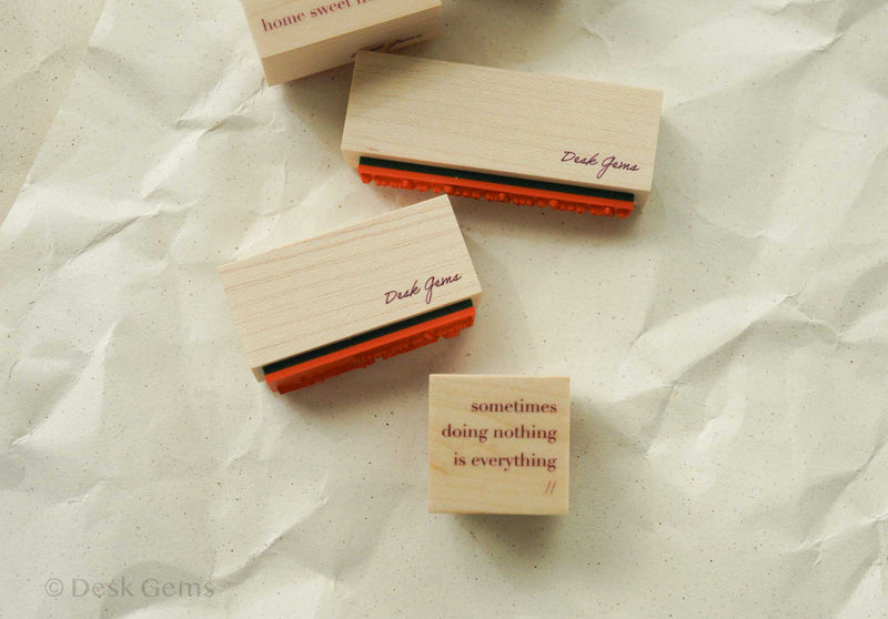 Desk Gems Studio Original Stamps - Heartwarming Messages (Rubber)