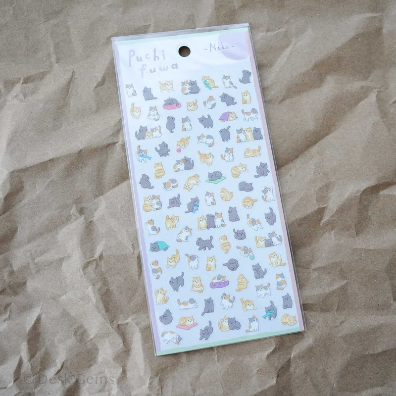 Mind Wave Puchi Fuwa Sticker - Cats