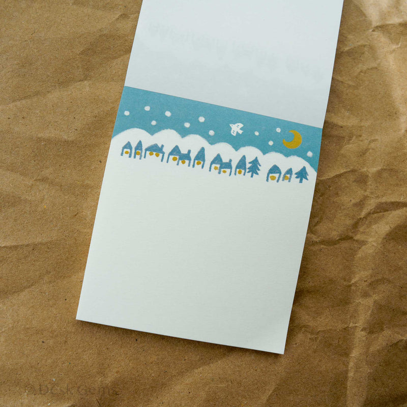 Furukawa Paper Winter Edition Memo Pad - Bird