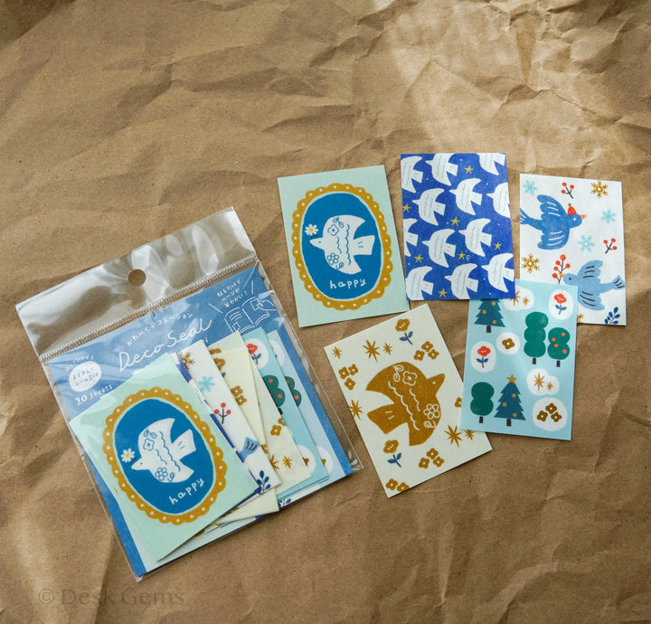 Furukawa Paper Deco Seal Stickers - Winter Limited Edition