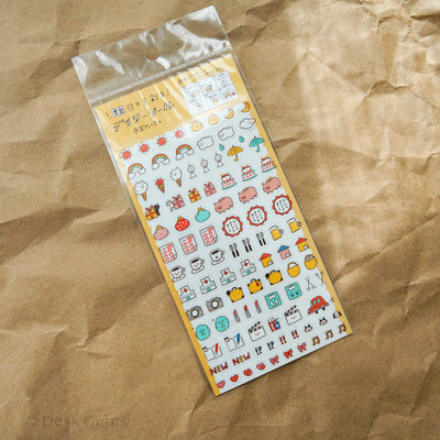 Furukawa Paper Original Stickers - Weather and Schedule