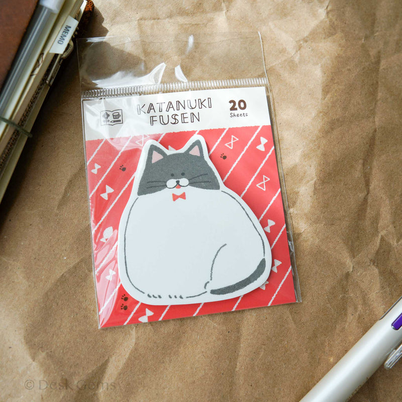 Furukawa Paper Die Cut Sticky Note - Cat