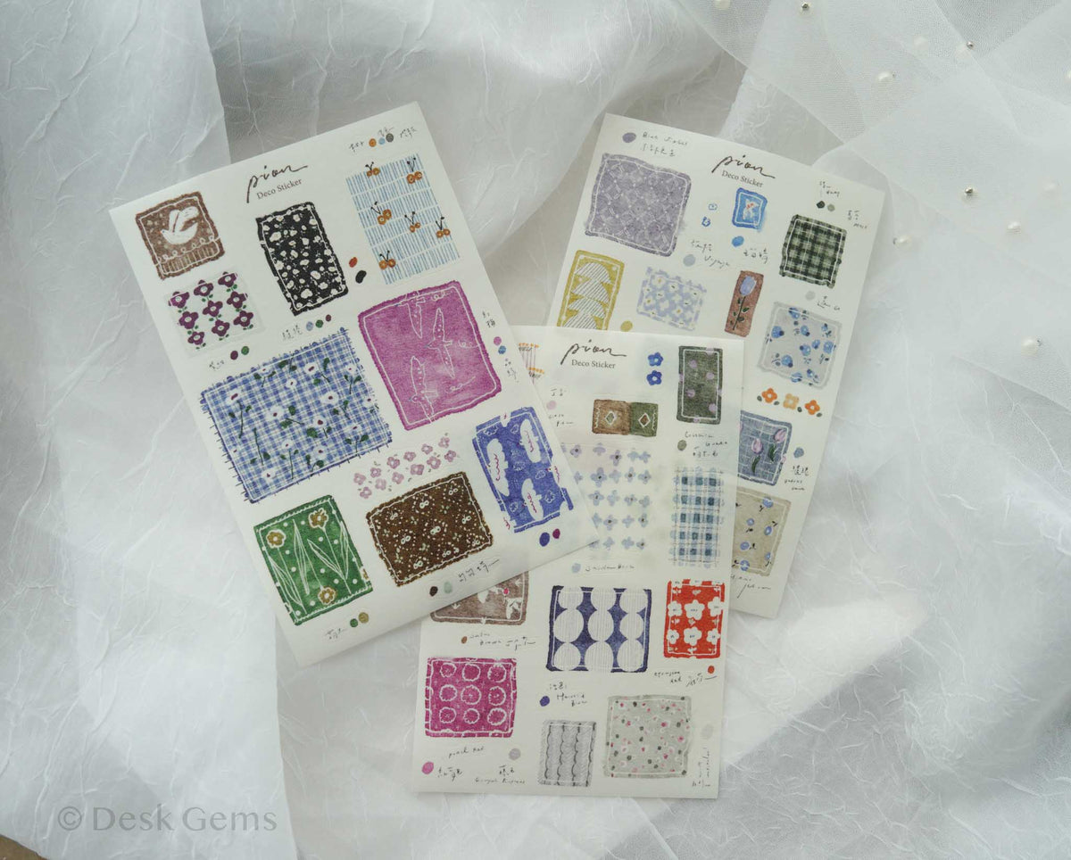 Pion Die-cut Paper Stickers - Candy Paper