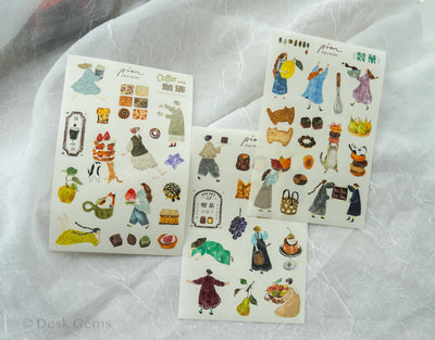 Pion Die-cut Paper Stickers - Candy