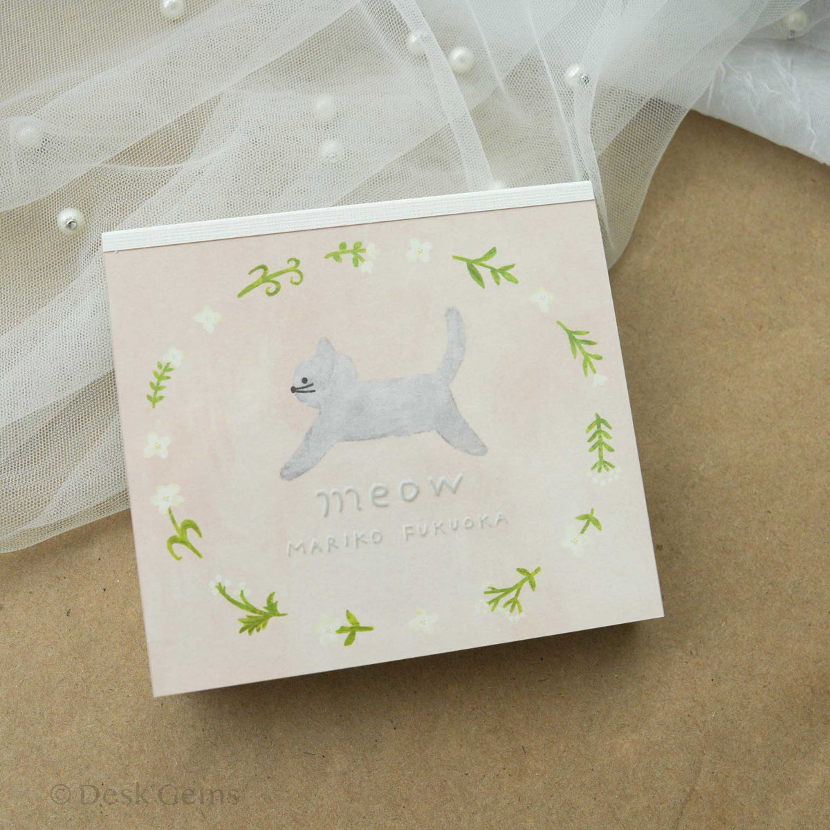 Cozyca X Mariko Fukoka Block Memo Pad - Meow