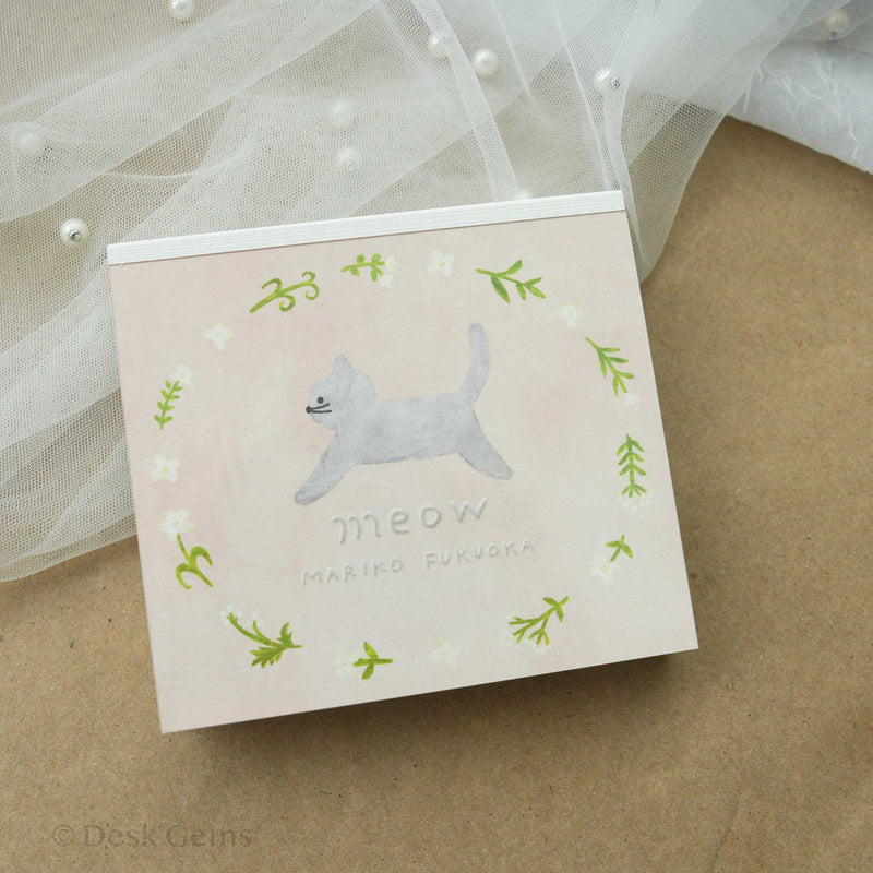 Cozyca X Mariko Fukoka Block Memo Pad - Meow