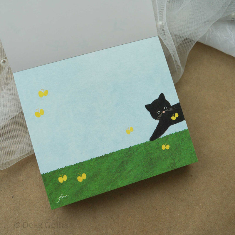 Cozyca X Mariko Fukoka Block Memo Pad - Meow