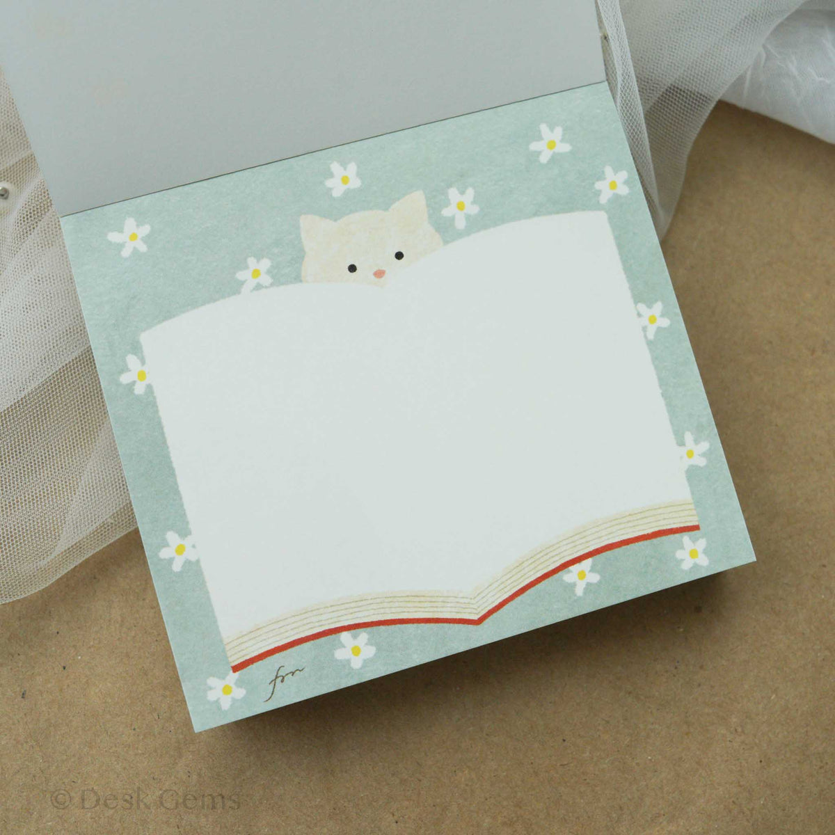 Cozyca X Mariko Fukoka Block Memo Pad - Meow