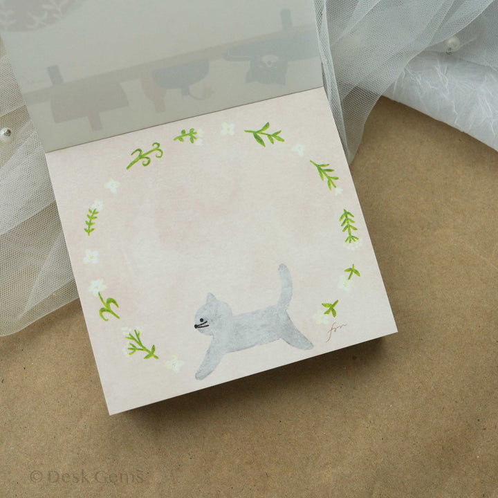 Cozyca X Mariko Fukoka Block Memo Pad - Meow
