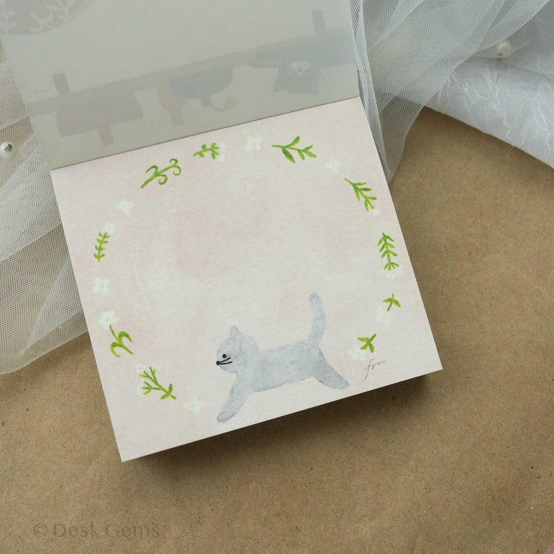 Cozyca X Mariko Fukoka Block Memo Pad - Meow