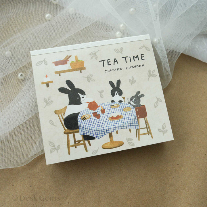 Cozyca X Mariko Fukoka Block Memo Pad - Tea Time