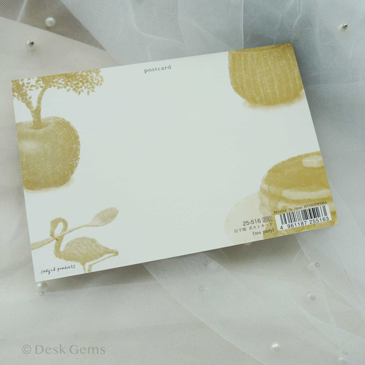 Cozyca X Akira Kusaka Foiled Postcard - Tea Party