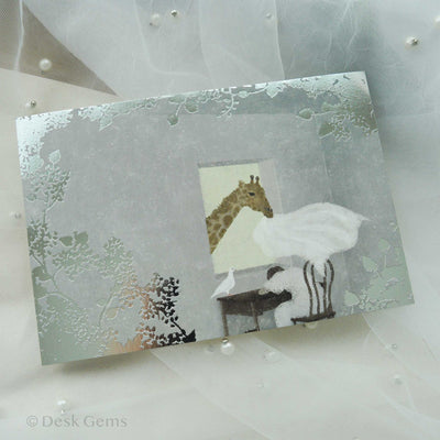 Cozyca X Akira Kusaka Foiled Postcard - Dozing