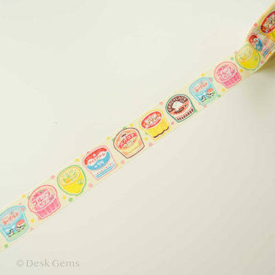 Furukawa Paper Retro Washi Tape - Snack in Cups