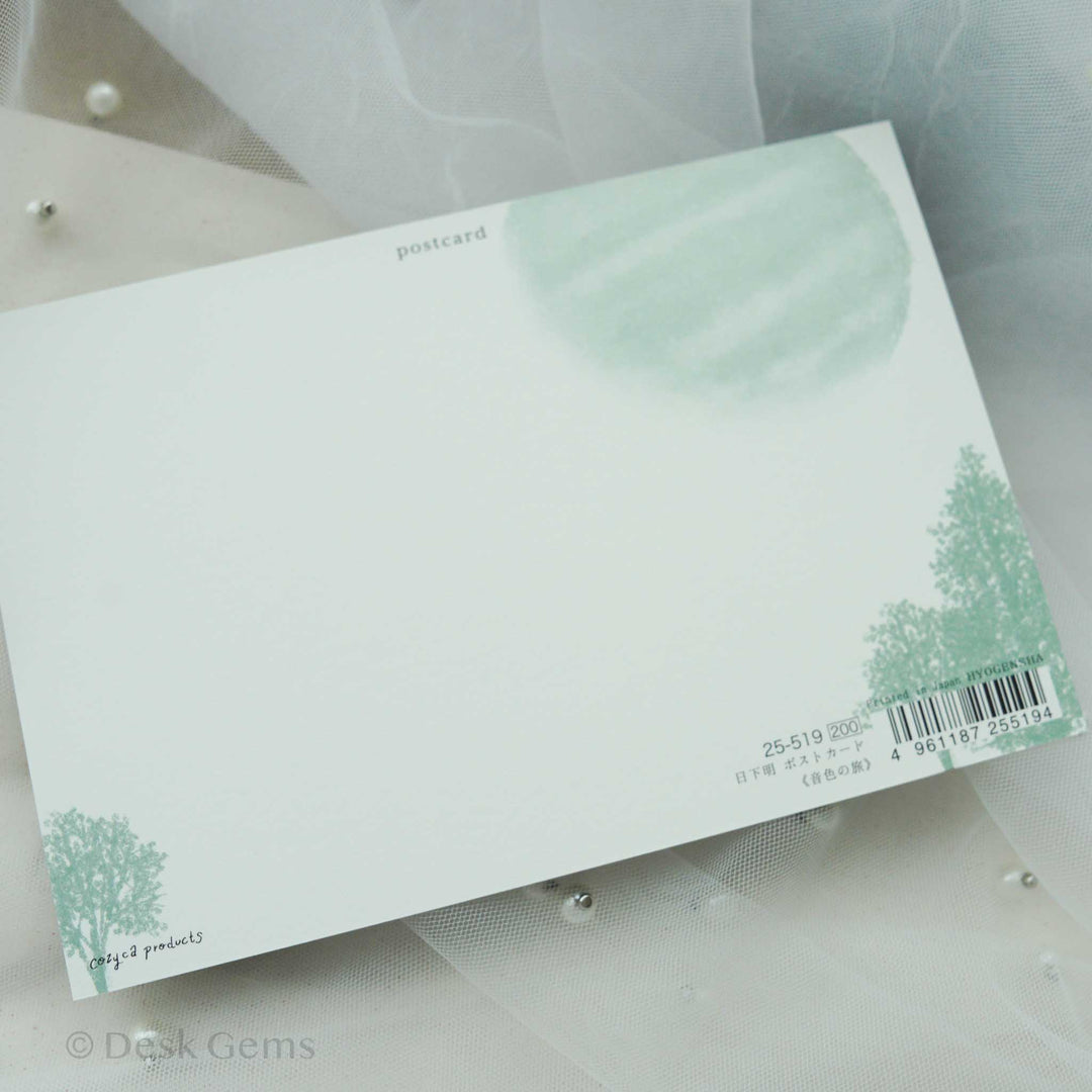 Cozyca X Akira Kusaka Foiled Postcard - Journey of Melody