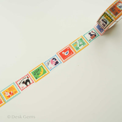 Furukawa Paper Retro Washi Tape - Stamps