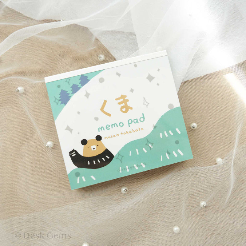 Cozyca x Masao Takahata Memo Pad - Bear
