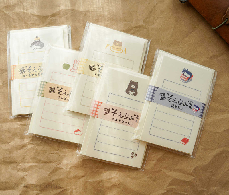 Furukawa Paper Letter Set - Cute Animals