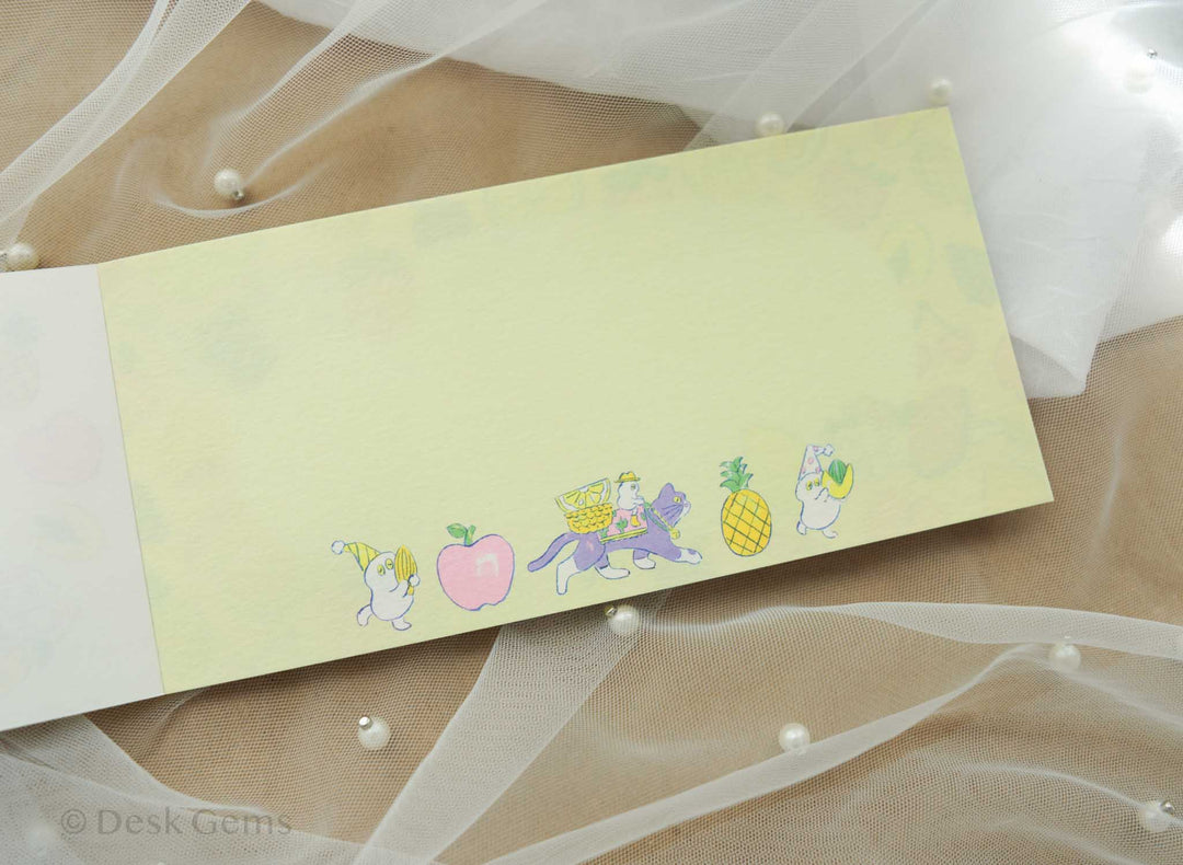 Cozyca x Heisuke Kitazawa Letter Pad - Fruits