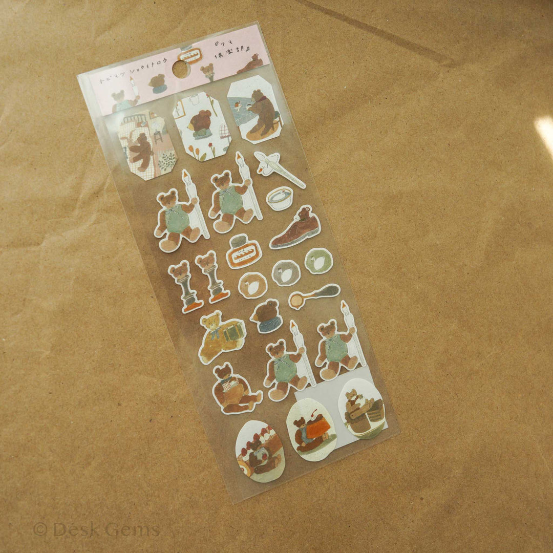 Tobimatsu Shoichiro Original Sticker - Bear Club