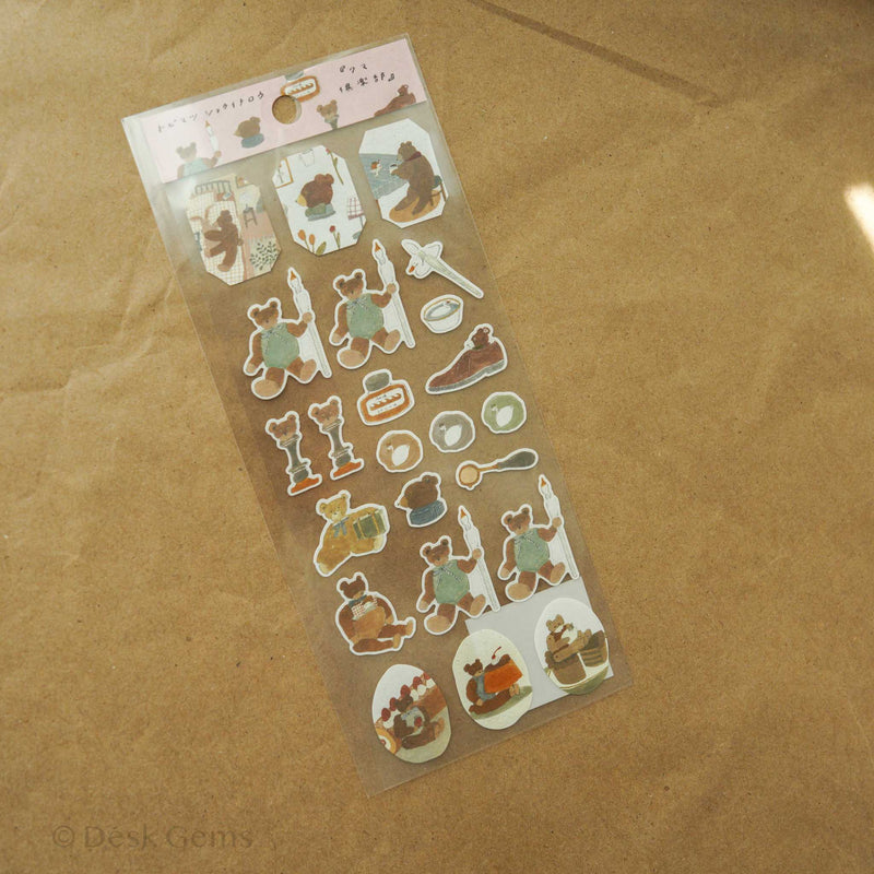 Tobimatsu Shoichiro Original Sticker - Bear Club