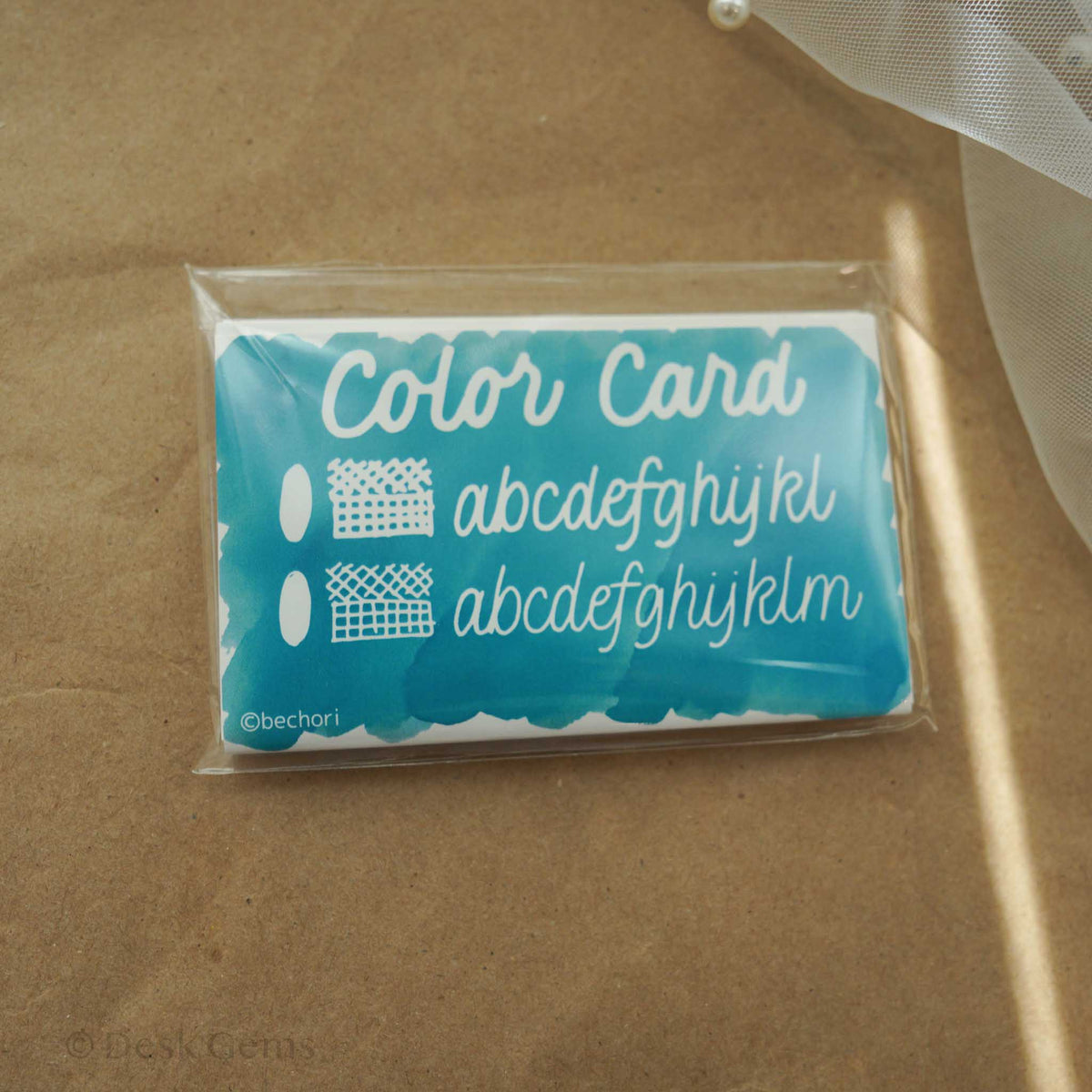 Nouto x Bechori Ink Card Set - Color Card