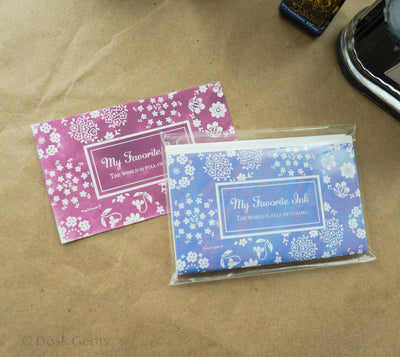 Nouto x Omitment Ink Card Set - Snowflakes