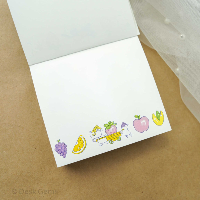Cozyca x Heisuke Kitazawa Mamo Pad - Fruits
