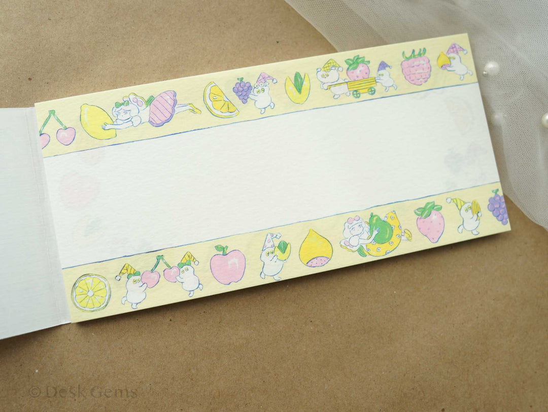 Cozyca x Heisuke Kitazawa Letter Pad - Fruits