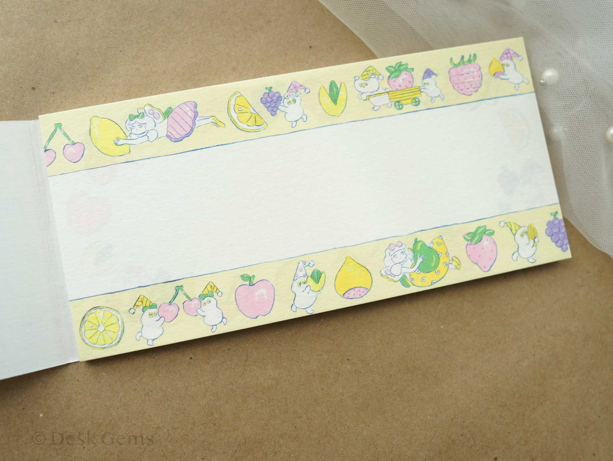Cozyca x Heisuke Kitazawa Letter Pad - Fruits