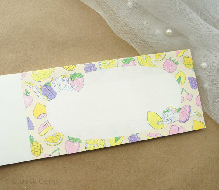 Cozyca x Heisuke Kitazawa Letter Pad - Fruits