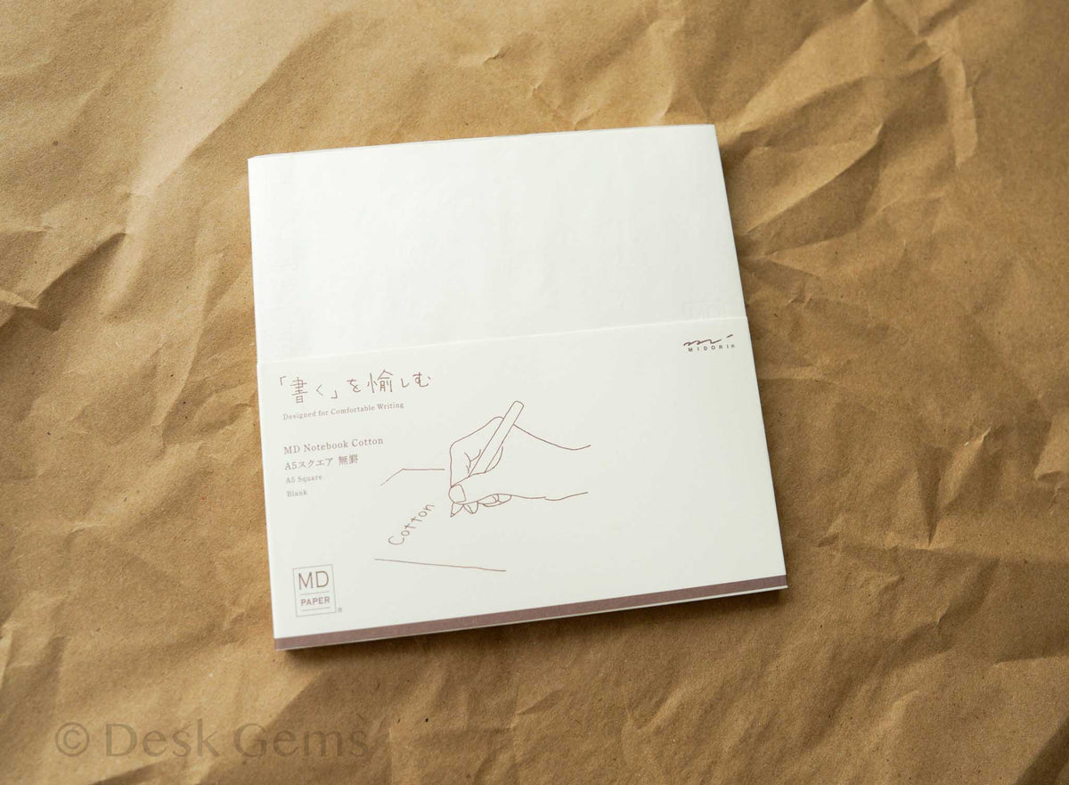 MD Notebook Cotton Blank - A5 Square