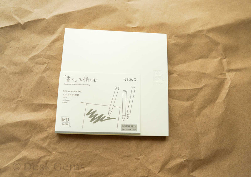 MD Notebook Thick Blank - A5 Square