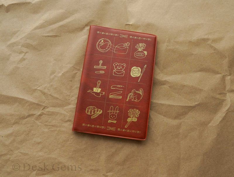 Papier Platz × Tobimatsu Shoichiro Pocket Notebook - Animals and Stationeries