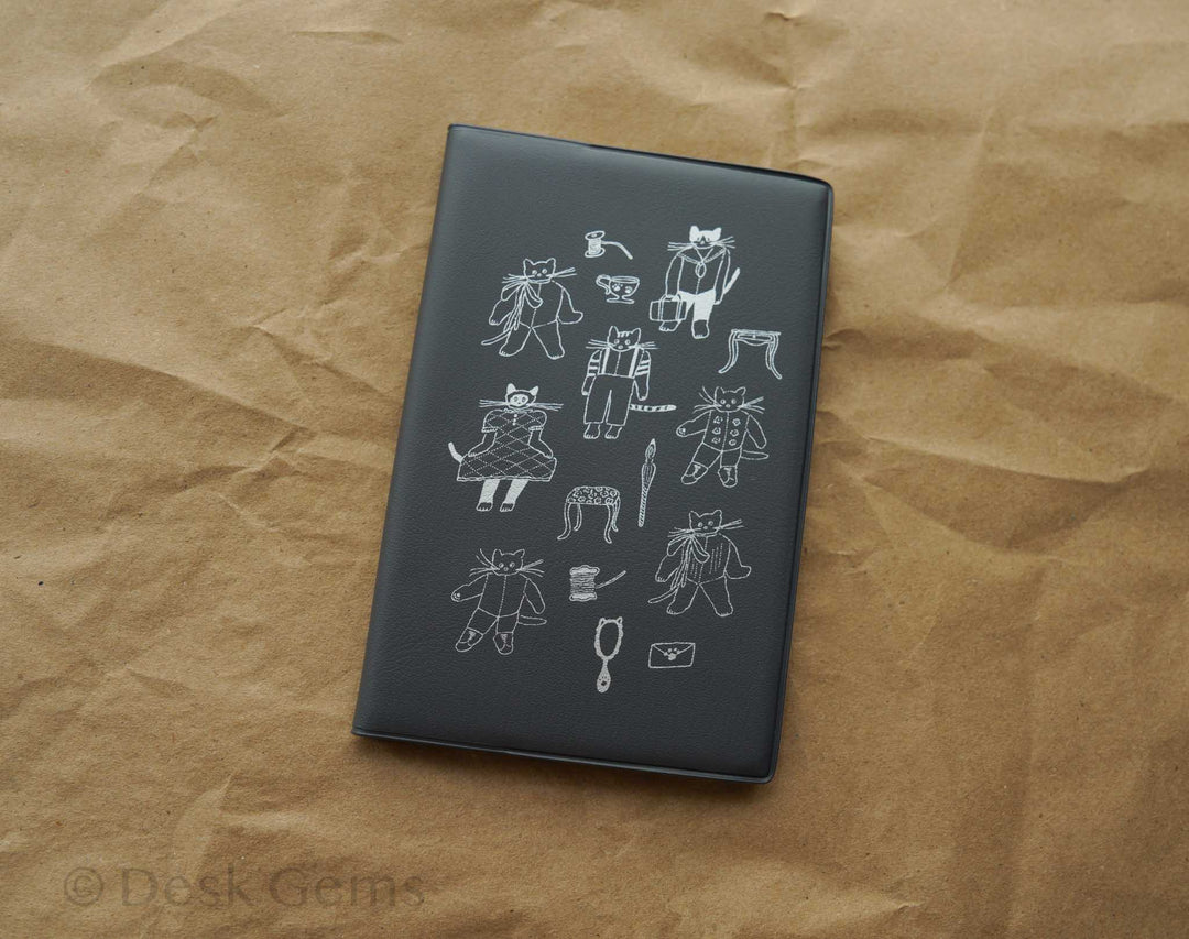 Papier Platz × Tobimatsu Shoichiro Pocket Notebook - Cats and Flea Market