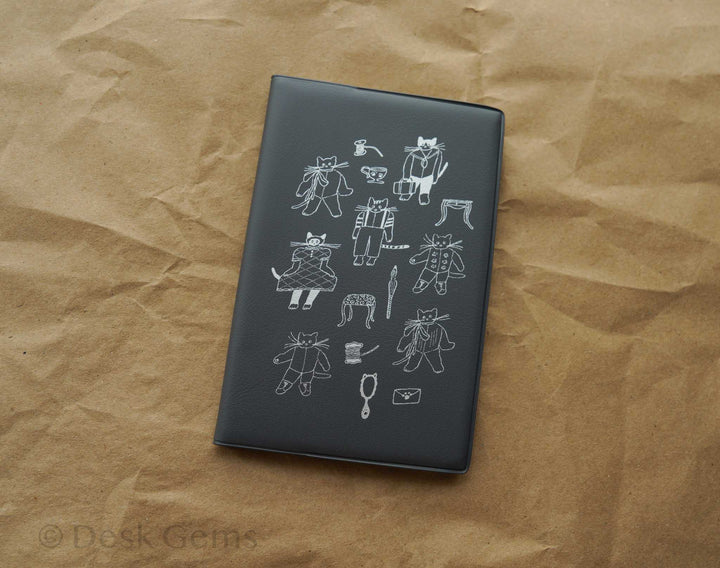 Papier Platz × Tobimatsu Shoichiro Pocket Notebook - Cats and Flea Market
