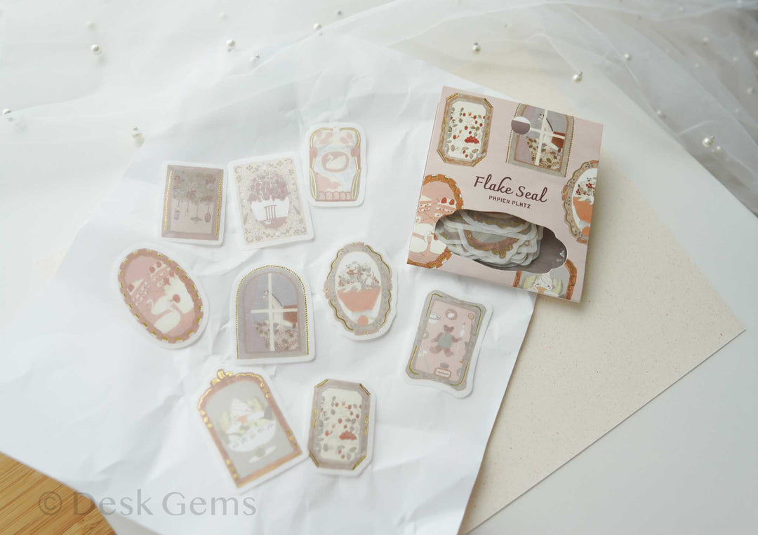 Papier Platz × Tobimatsu Shoichiro Flake Seals - Foiled Frame